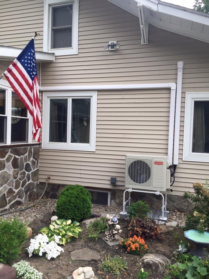 Newly-installed Lennox ductless AC unit